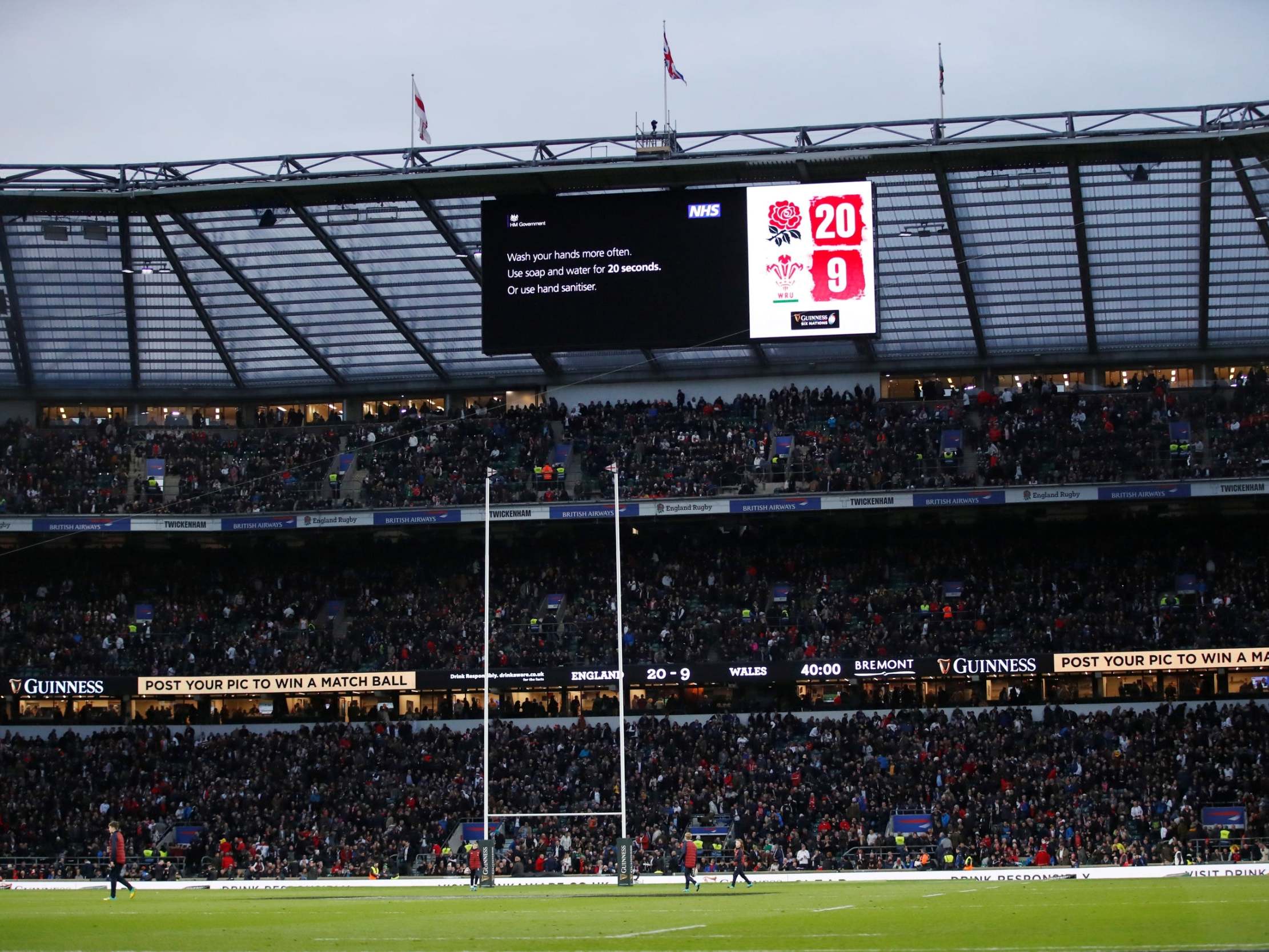 Twickenham is expecting 'considerable' financial losses