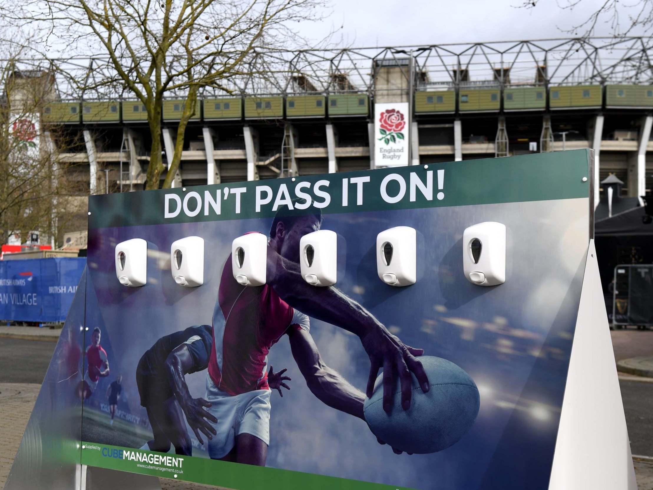 England vs Wales proves nothing more than a distraction as reminders of coronavirus outbreak engulf sport