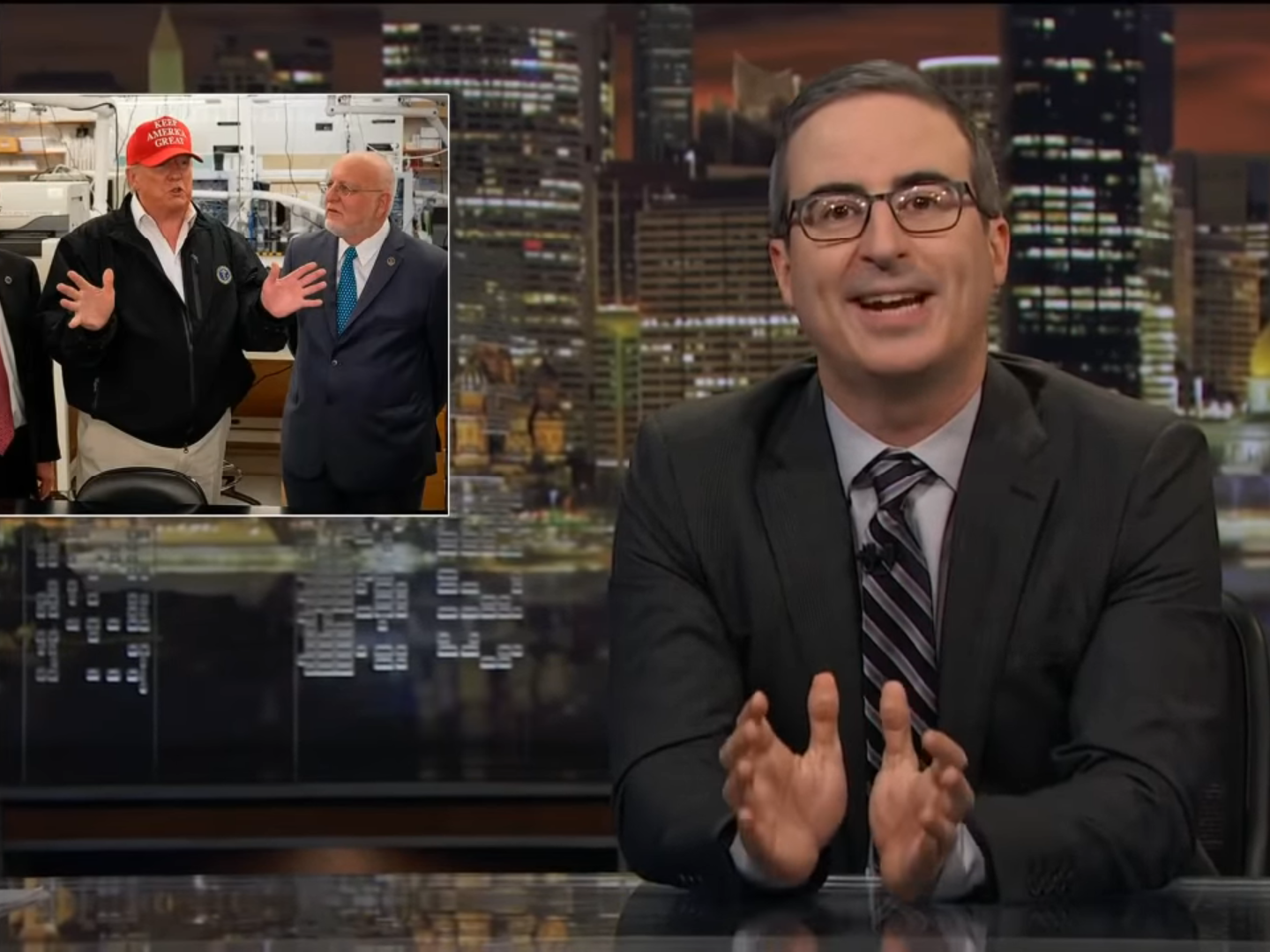 John Oliver takes apart &apos;callous&apos; Trump over handling of coronavirus outbreak