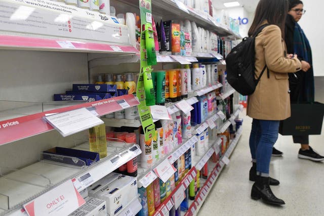 Related video: Empty supermarket shelves amid panic buying over coronavirus