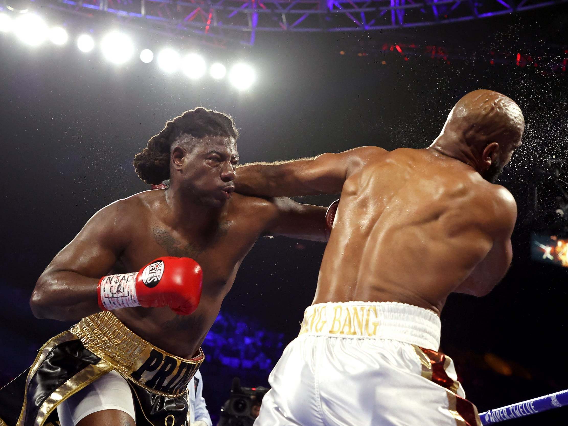 Charles Martin (left) featured on the undercard of the Fury vs Wilder bout