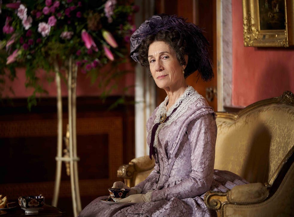 Harriet Walter as The Duchess’s sister Lady Brockenhurst in ‘Belgravia’