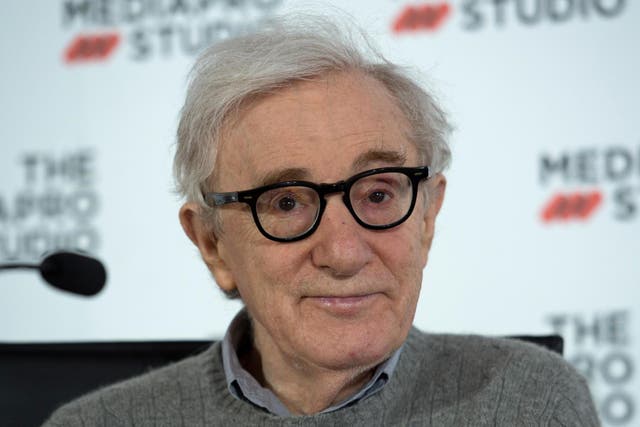Woody Allen in San Sebastian on 9 July 2019.