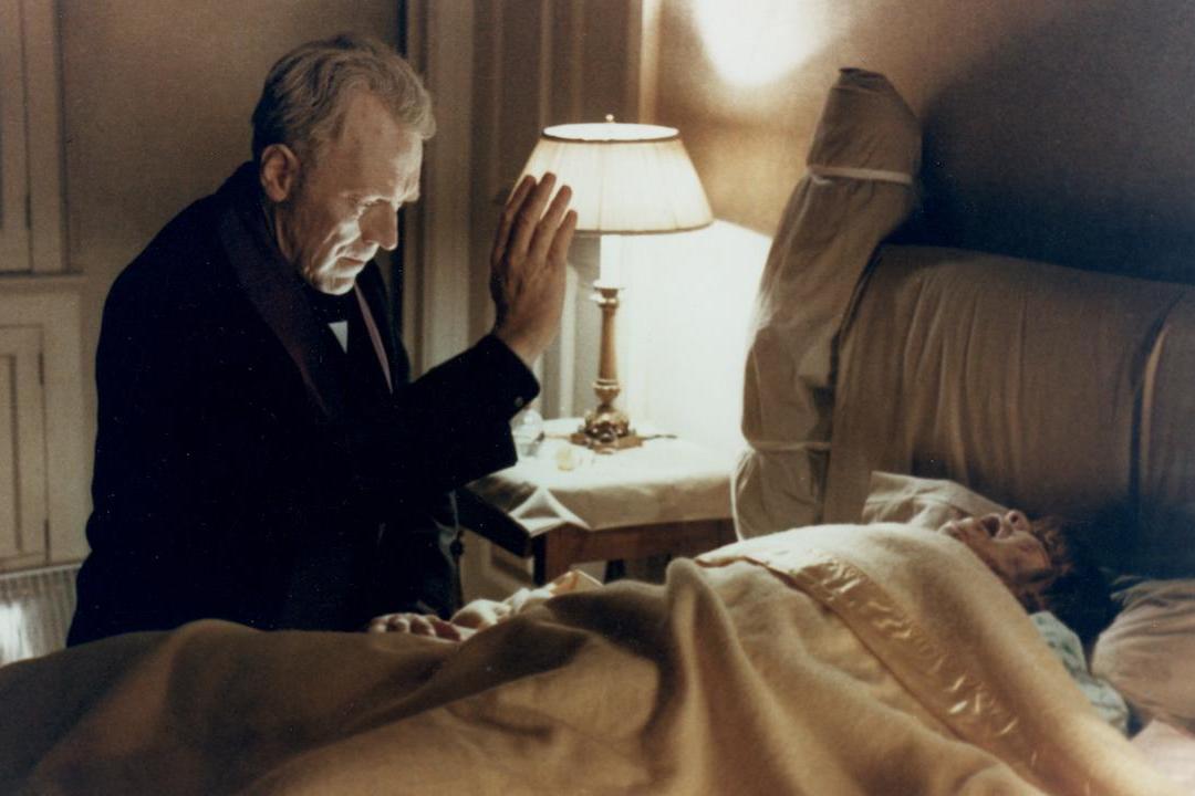 Von Sydow in ‘The Exorcist’, his best-remembered role (Wa
