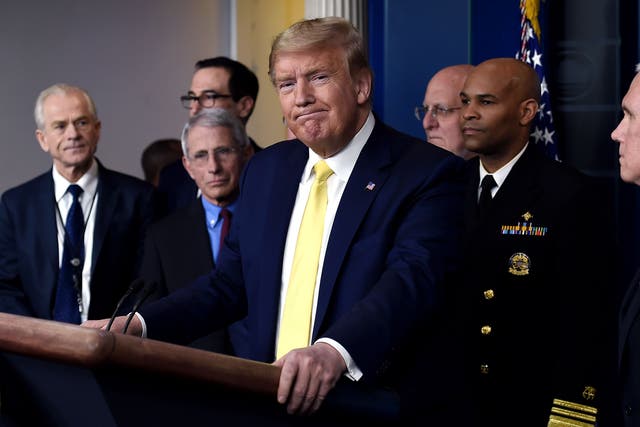 President Trump has tapped Treasury Secretary Steven Mnuchin to led stimulus talks, AFP via Getty Images