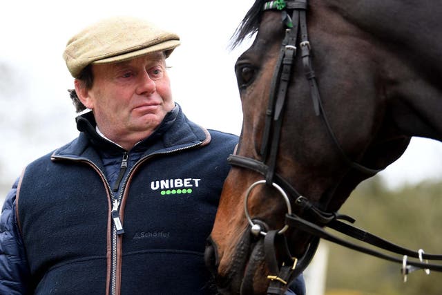 Altior has been withdrawn from the Queen Mother Champion Chase by trainer Nicky Henderson