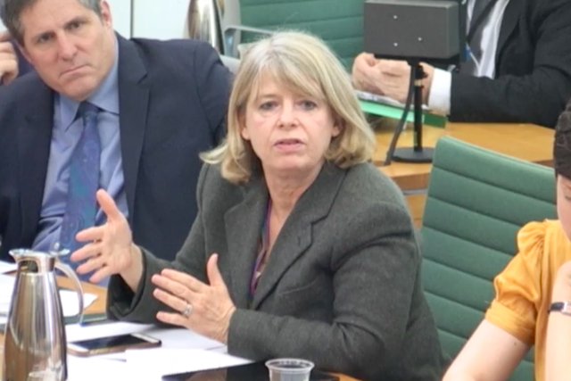 Tory MP Harriet Baldwin was speaking at the Commons Treasury committee