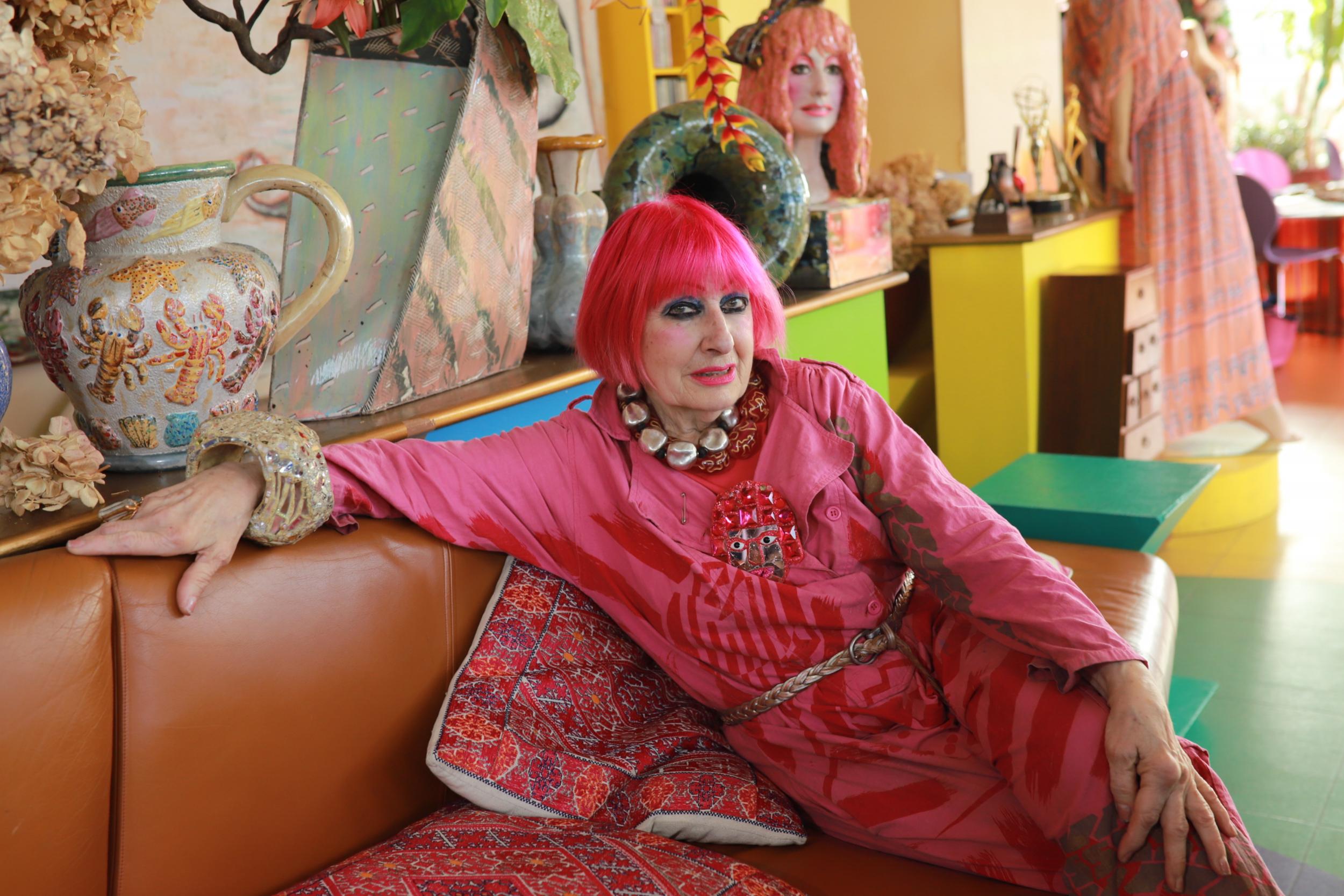 Zandra Rhodes, a guest on the new series of ‘The Last Bohemians’