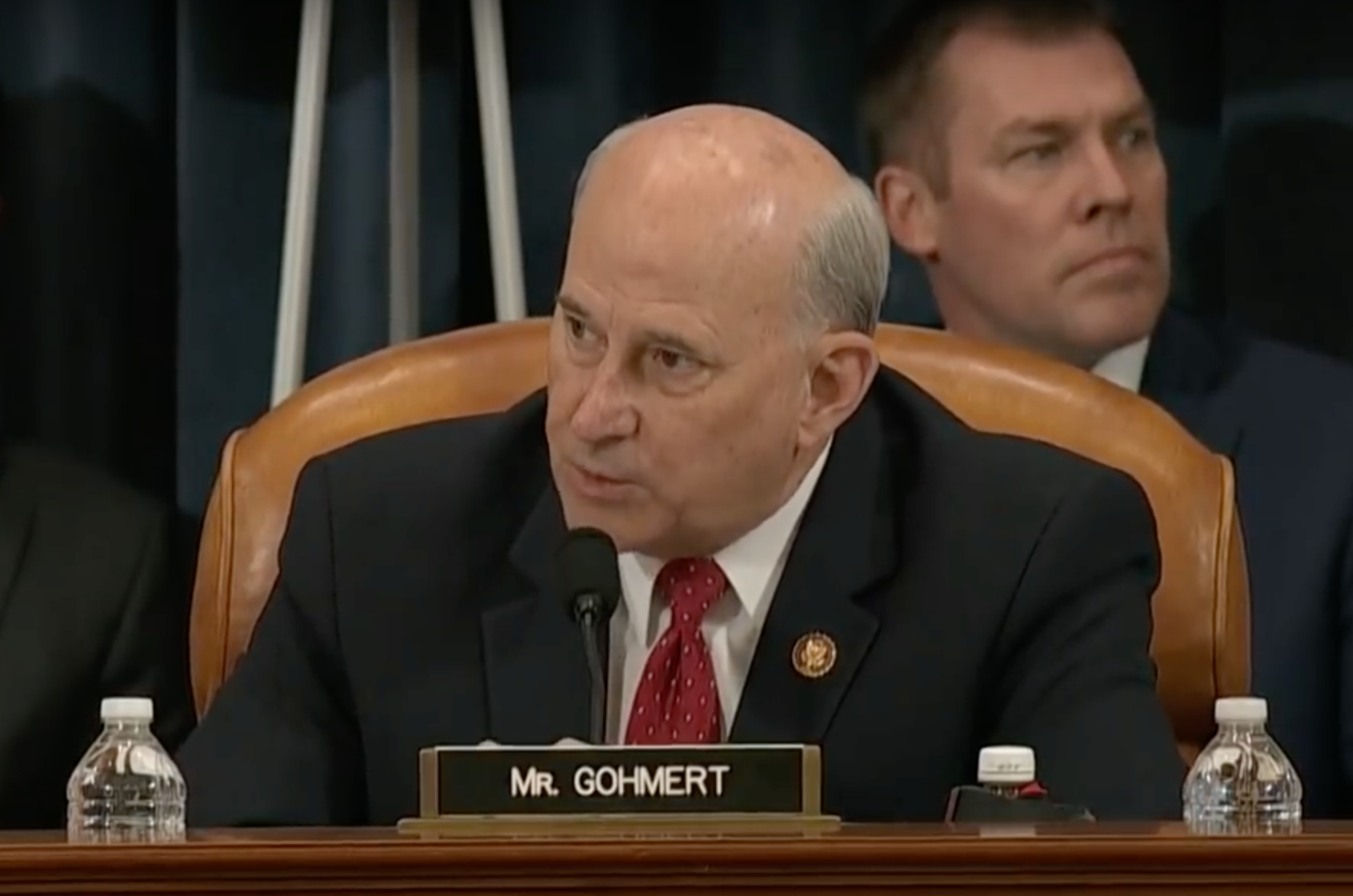 Representative Louie Gohmert (R-TX), pictured here at during the impeachment hearings of President Donald Trump