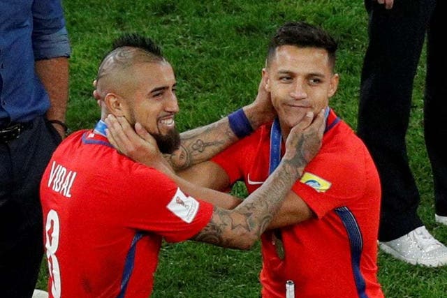 Arturo Vidal and Alexis Sanchez have been told they will have to go into quarantine when they return to Chile
