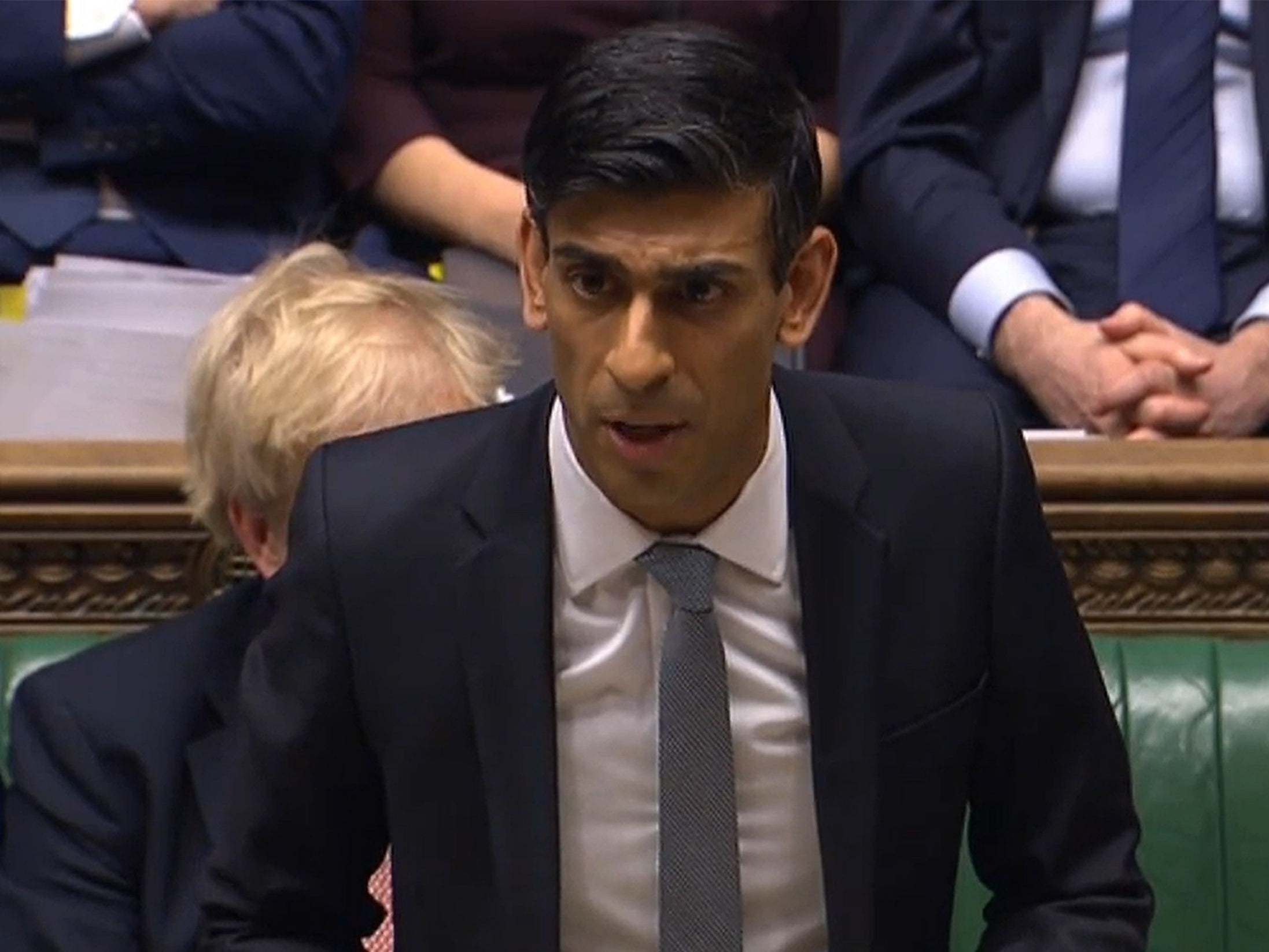 Rishi Sunak delivering the Budget on Wednesday