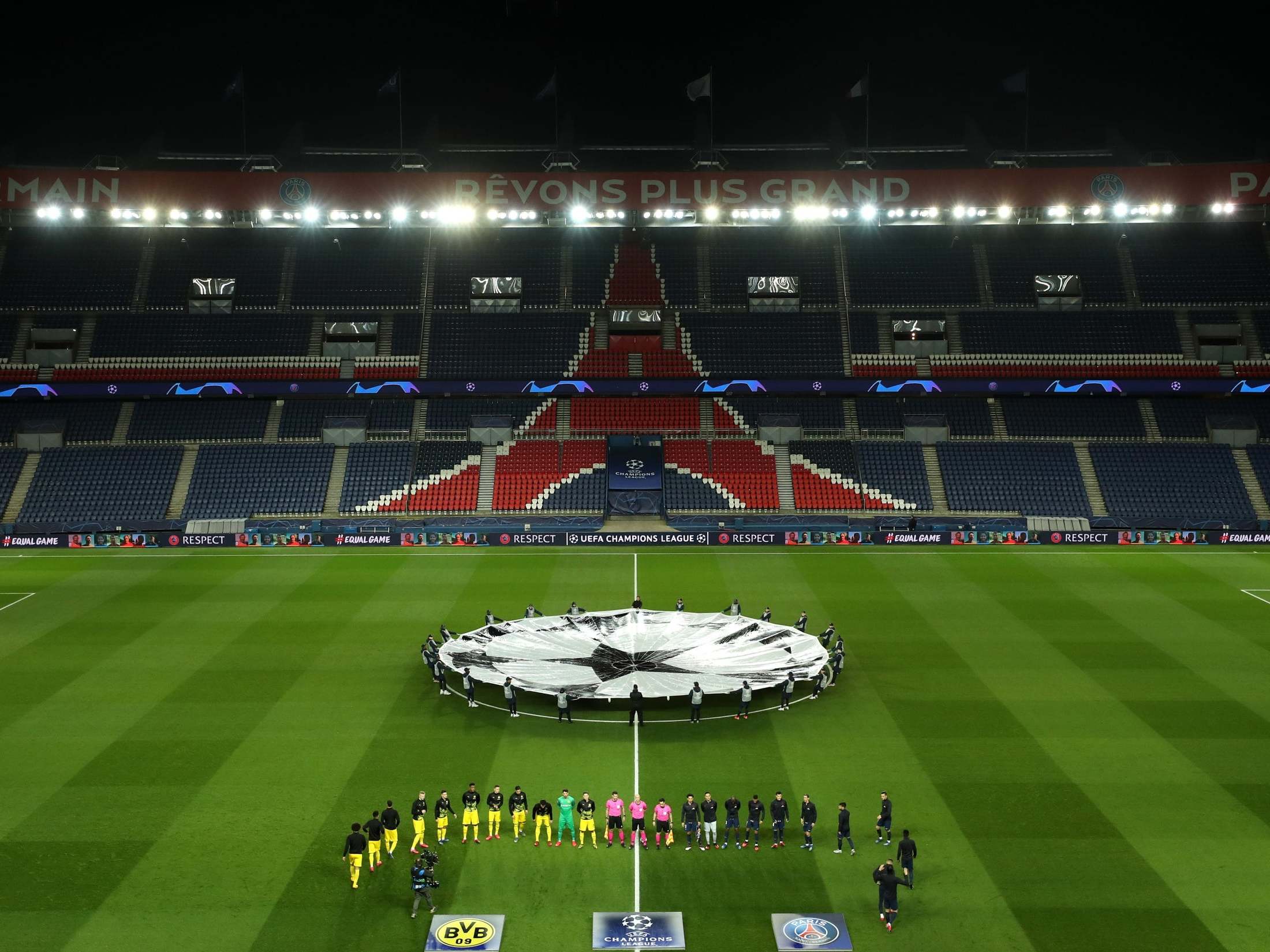 Paris Saint-Germain fans still supported their team