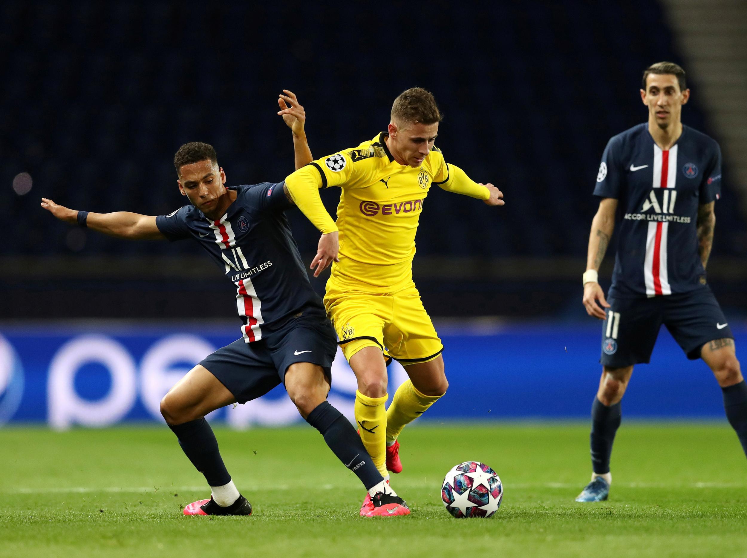 Dortmund were unable to score in Paris