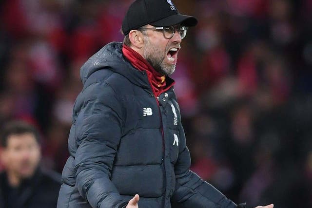 Jurgen Klopp's Liverpool were later knocked out of the FA Cup by Chelsea