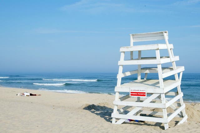 The Bridgehampton Main Beach in The Hamptons, a popular area for affluent visitors