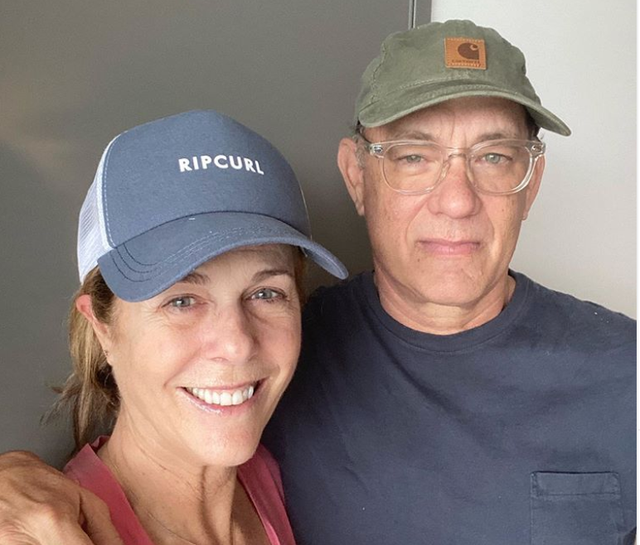 Rita Wilson and Tom Hanks shared an update as they are treated for coronavirus