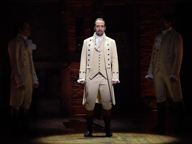 Miranda plays US founding father Alexander Hamilton