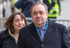 Salmond acted like zombie before sexually assaulting woman, jury hears