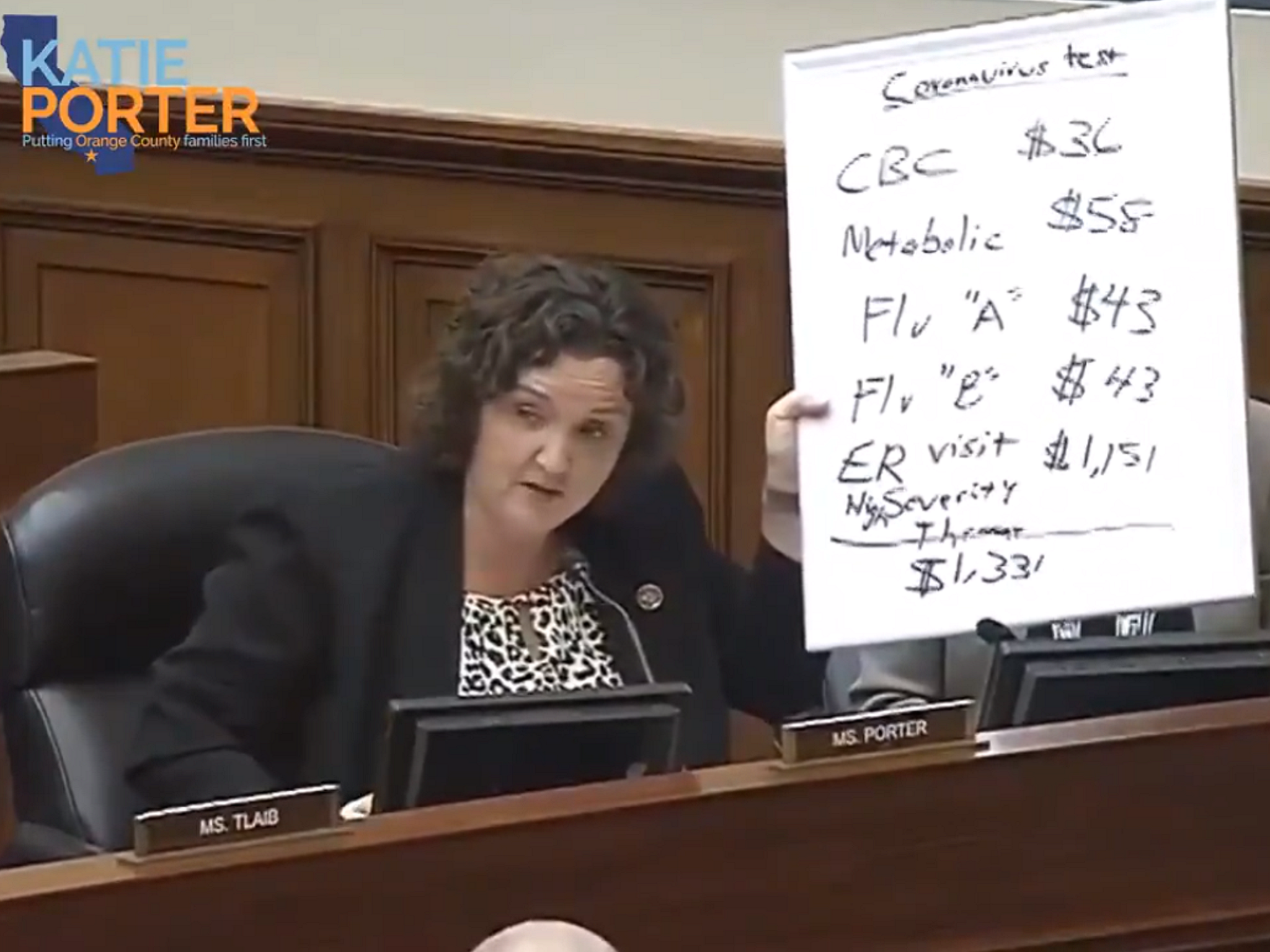 Coronavirus: Congresswoman secures free testing for all Americans with relentless questioning of CDC chief