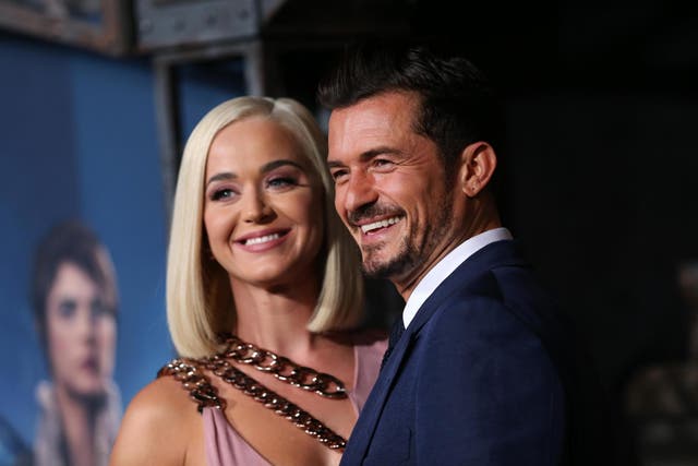 Katy Perry and Orlando Bloom on 21 August 2019 in Hollywood, California.