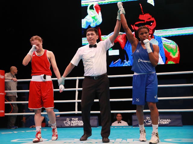 Caroline Dubois won her opening bout