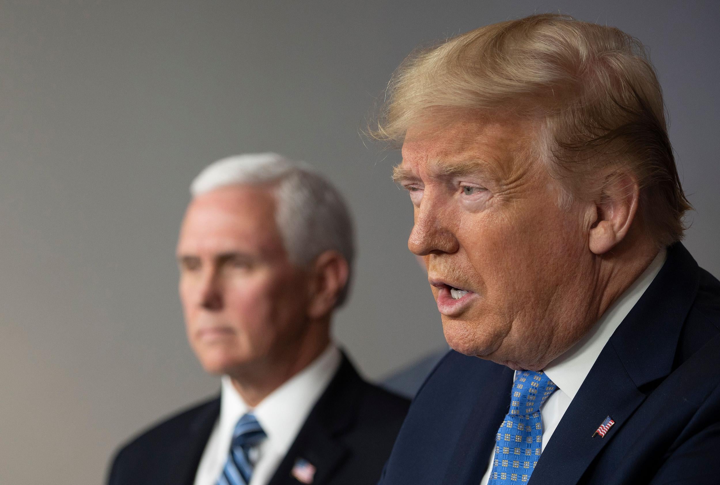 Trump tells people to stop panic buying amid coronavirus pandemic: &apos;Relax. We&apos;re doing great&apos;