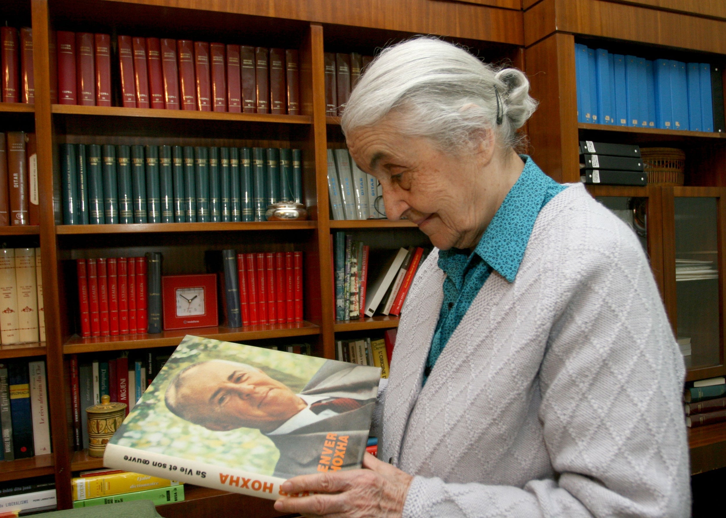 Hoxha during an interview in 2008 (AFP/Getty)
