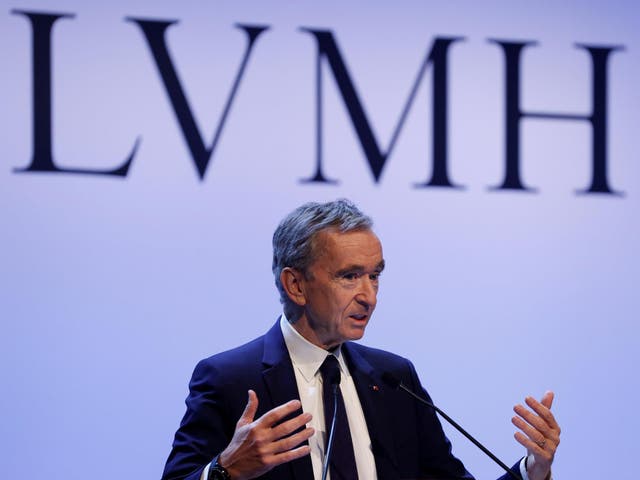 LVMH luxury group Chief Executive Bernard Arnault announces their 2019 results in Paris, France on 28 January 2020