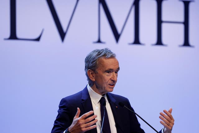 LVMH luxury group Chief Executive Bernard Arnault announces their 2019 results in Paris, France on 28 January 2020