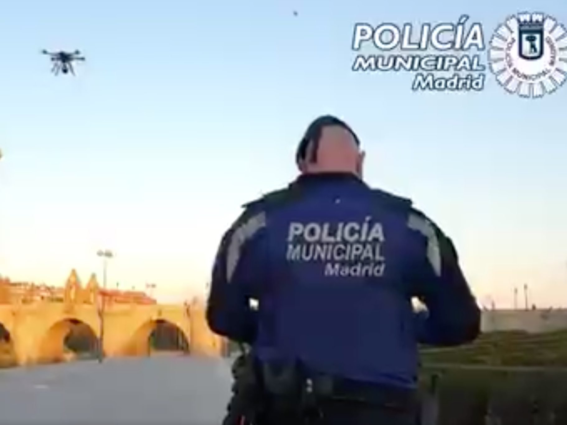 &apos;Please stay at home&apos;: Spanish police using drones to keep people inside during coronavirus lockdown