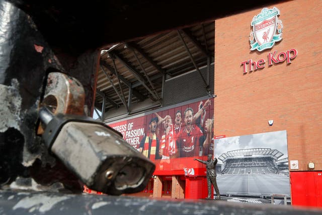 Anfield is shut for the foreseeable future due to coronavirus