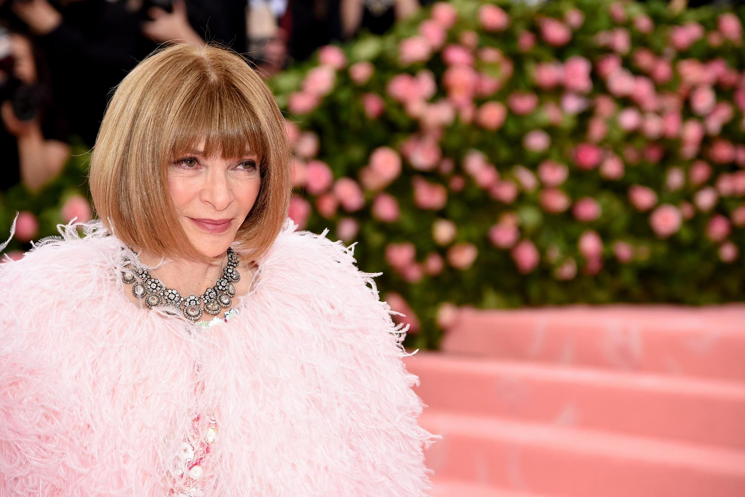 Anna Wintour at the 2019 Met Gala in New York City.