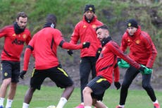 United cancel training for all players due to coronavirus