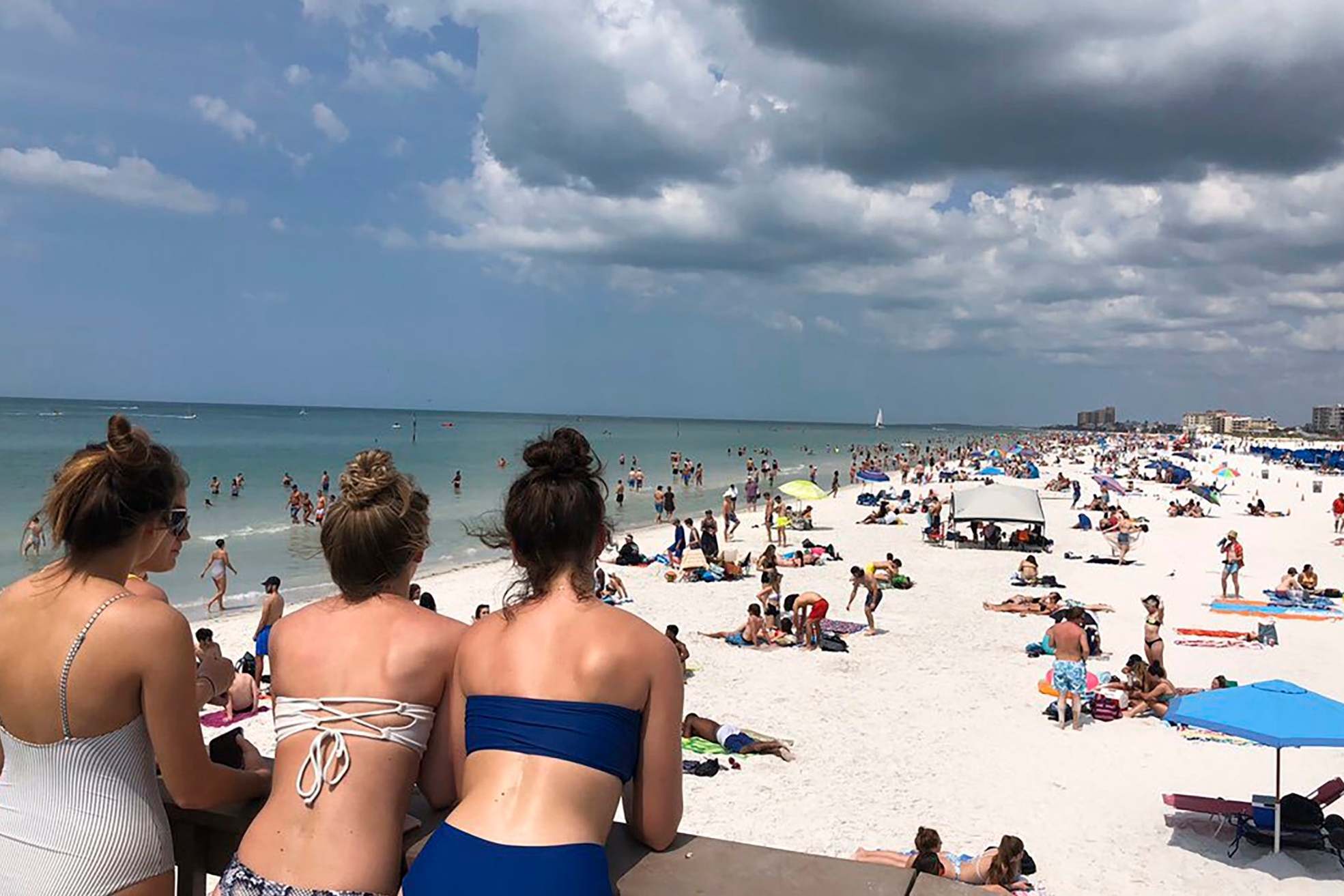 Spring breakers flocked to beaches in Florida