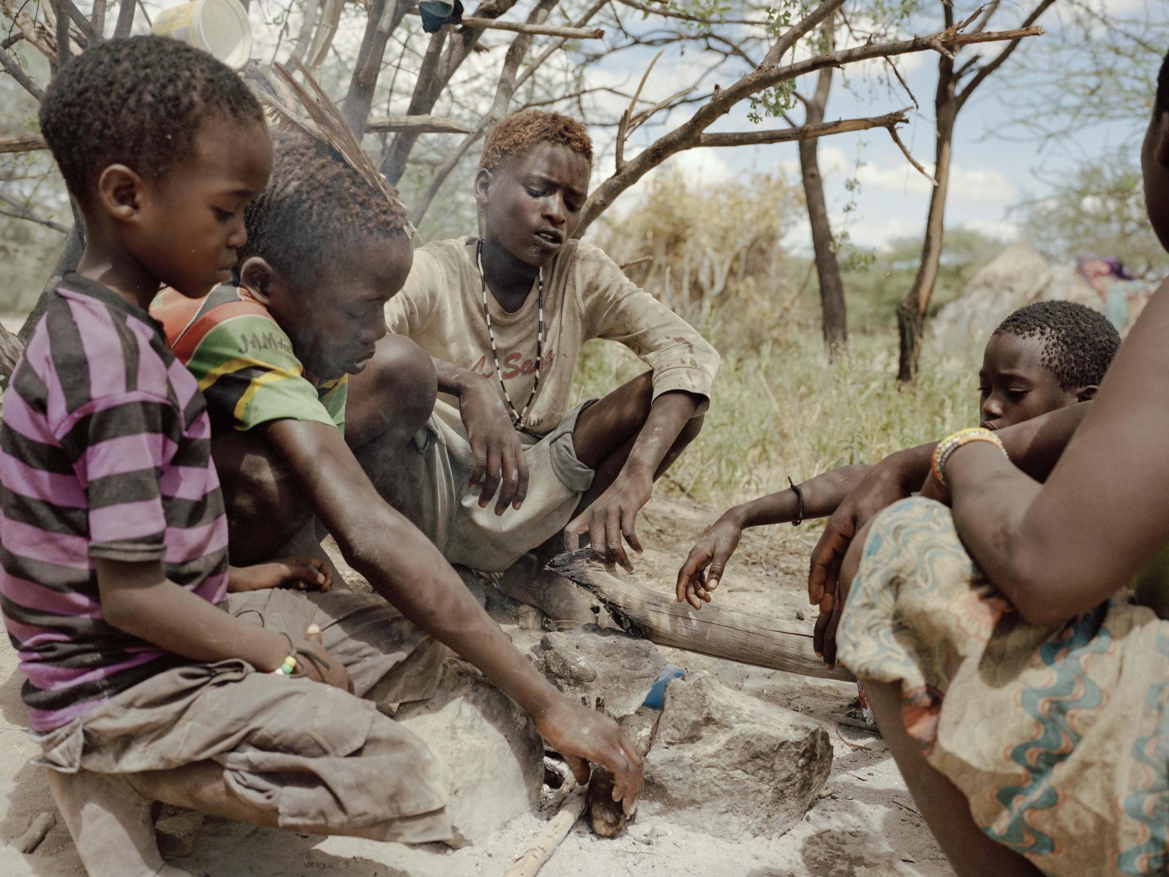 Researchers found that the Hadza would often sit on the ground but also frequently squatted