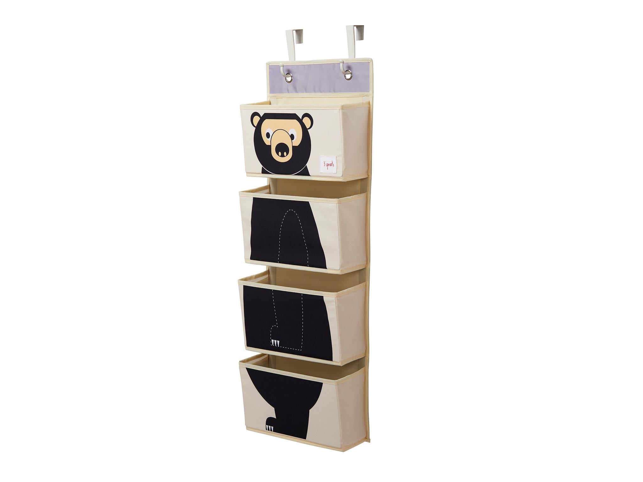 3 Sprouts Book Rack Kids Storage Shelf Organizer Baby Room Bookcase Furniture,Elephant//Pink