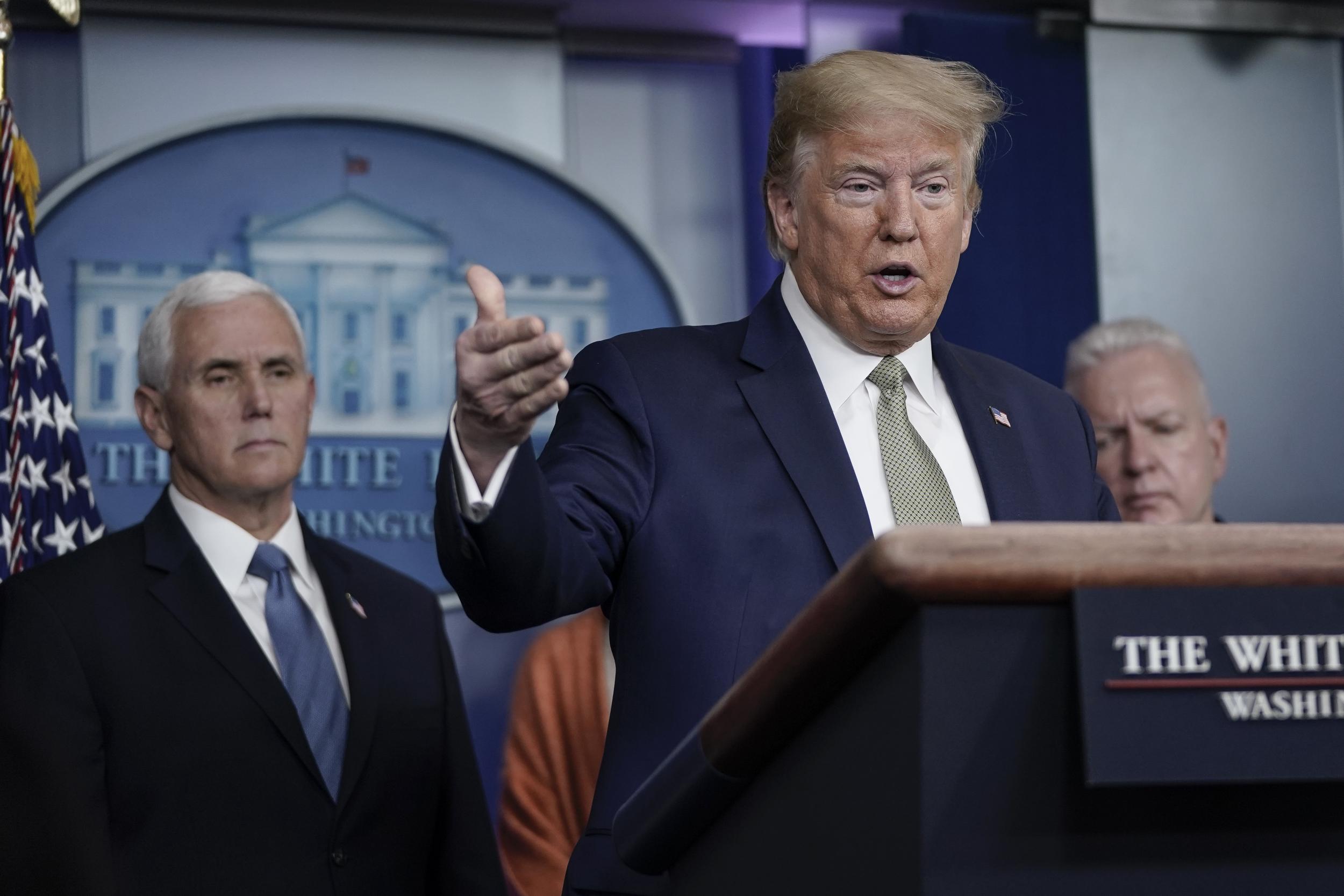 US coronavirus news – live: Trump considering deporting illegal immigrants to Mexico as $1 trillion stimulus plotted and Joe Biden sweeps more primaries