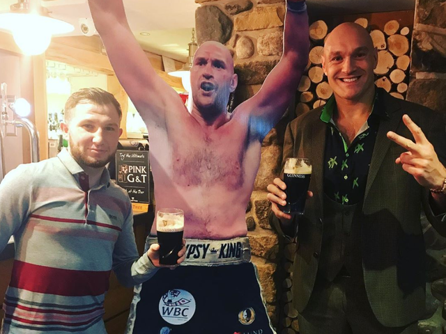 Tyson Fury defied government advice on coronavirus to go to the pub to celebrate St Patrick's Day
