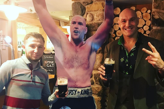 Tyson Fury defied government advice on coronavirus to go to the pub to celebrate St Patrick's Day