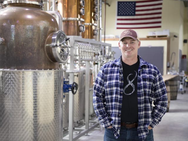 Chad Butters, founder of Eight Oaks Farm Distillery grew increasingly angry as he saw the skyrocketing price of hand sanitizer and temporarily converted his operation into a production line for the alcohol-based disinfectant