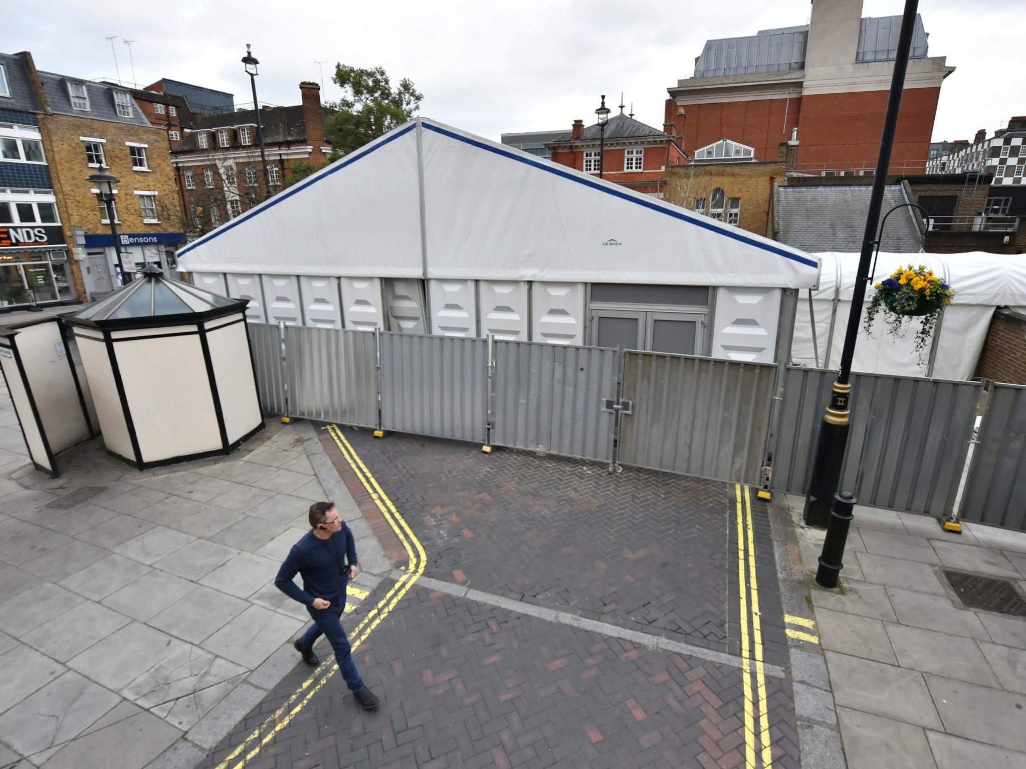 Coronavirus: Westminster council to build tent to double capacity for bodies amid pandemic