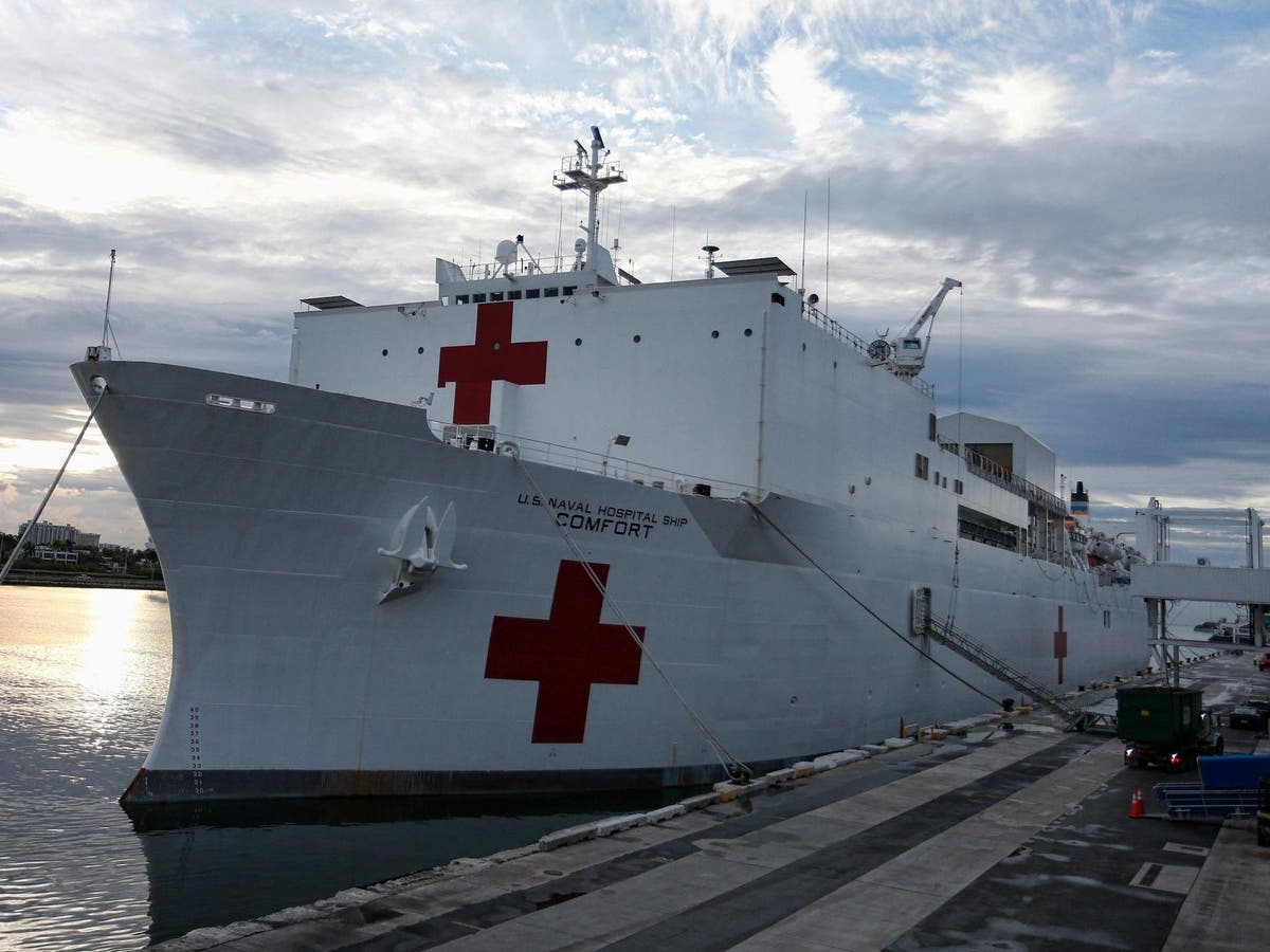 Coronavirus: New York to receive 1,000 bed hospital ship, governor says