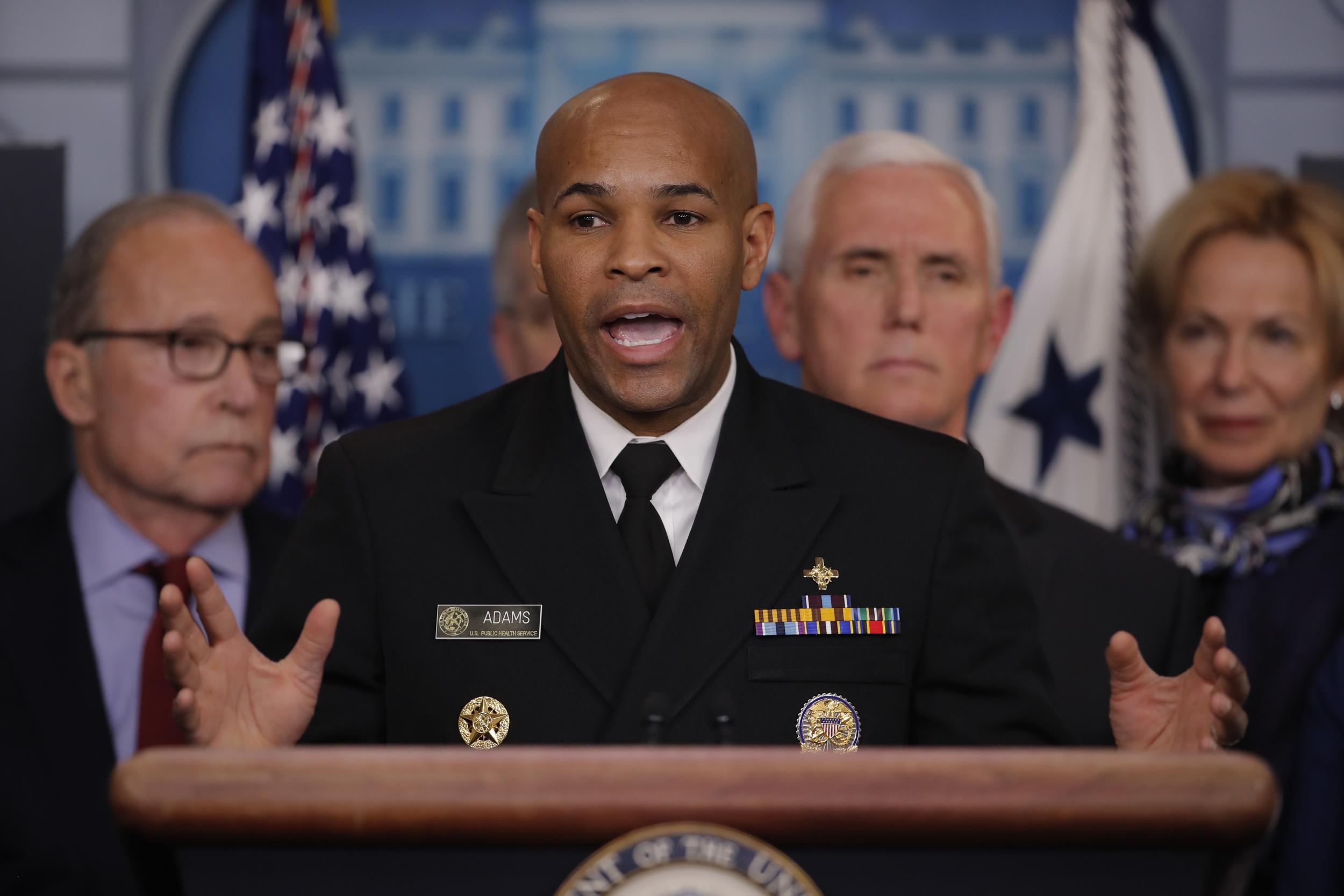 Coronavirus: Surgeon General admits he shouldn't have compared virus to the flu and says 'let's focus on the next 30 days not the last 30'