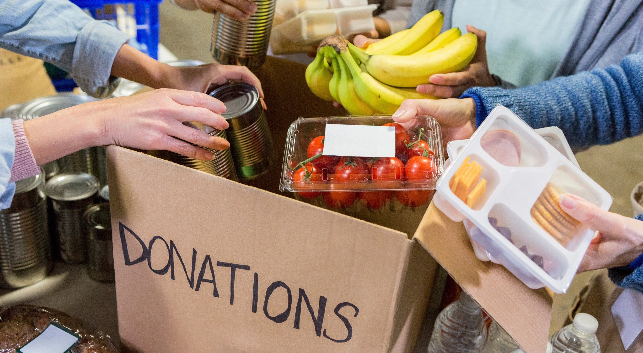 How To Donate Food To Charity
