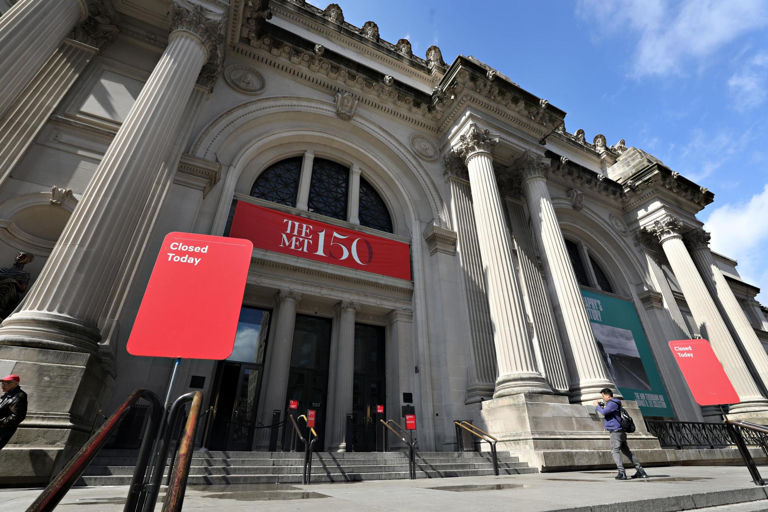 The Met Museum closed in New York City on 13 March.