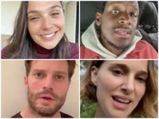 Hollywood stars sing ‘Imagine’ while self-isolating in viral video