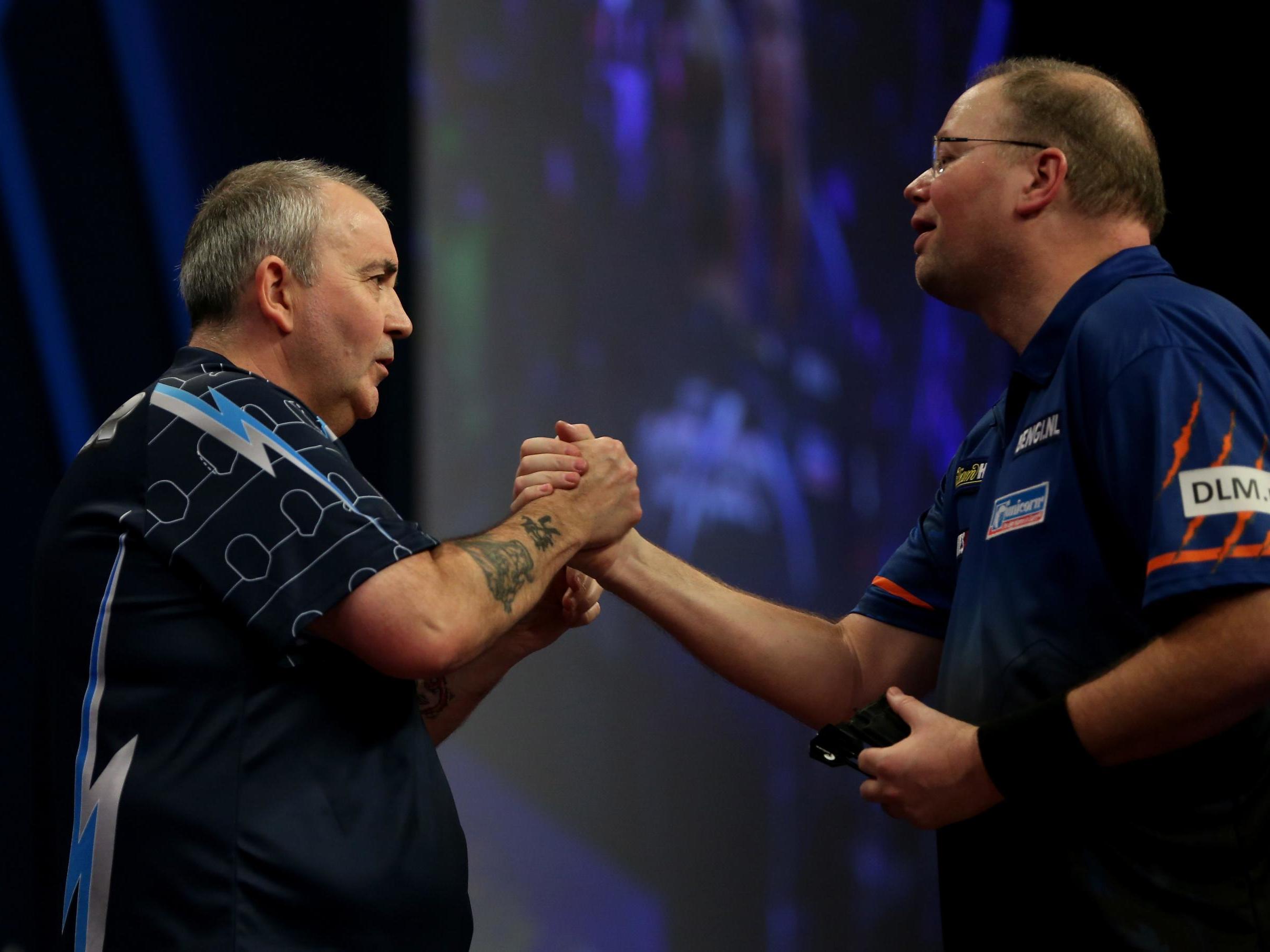 Phil Taylor and Raymond van Barneveld could take each other on in a televised charity match from their living rooms