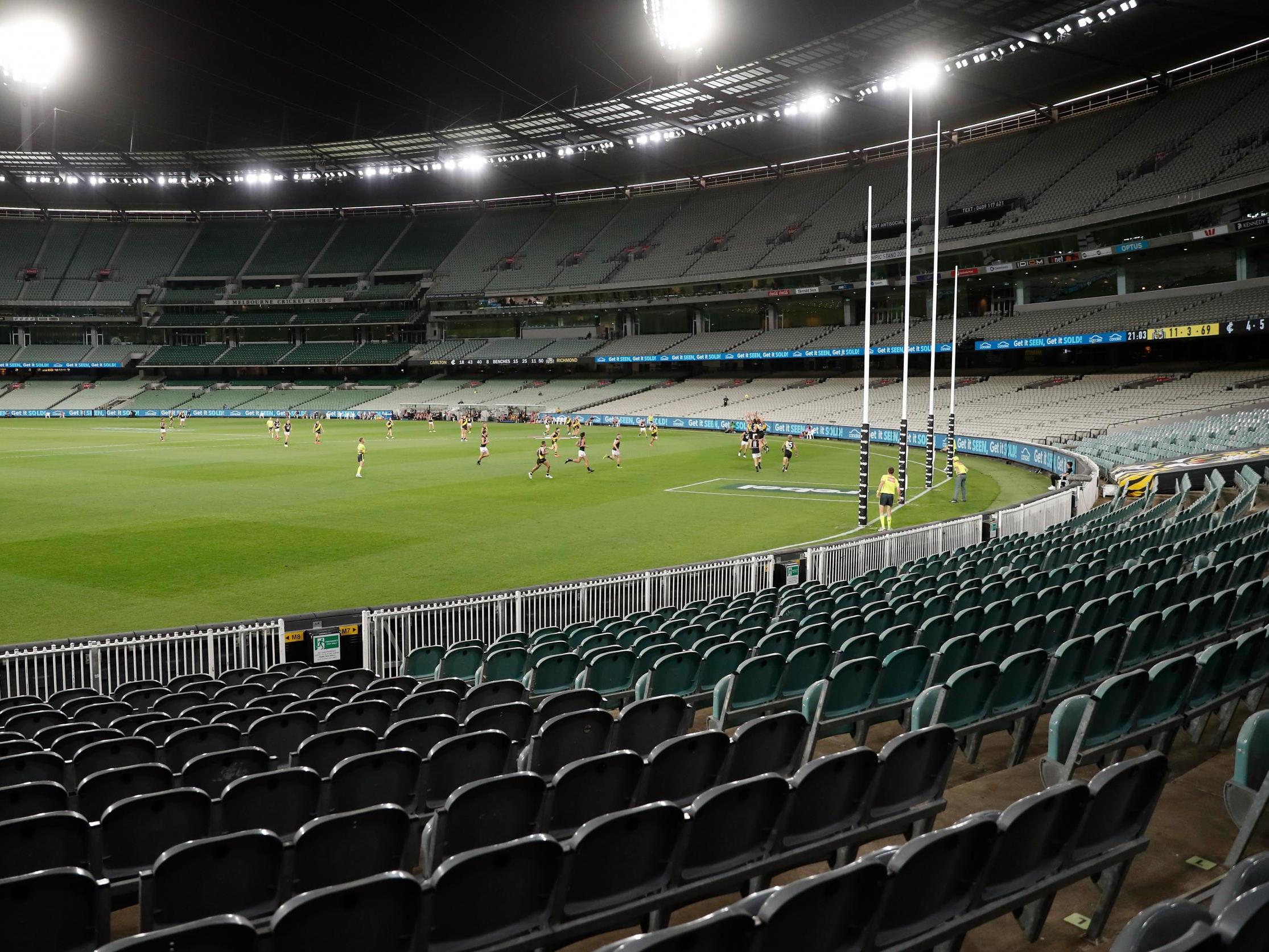 Coronavirus: Australian Football League opens with Melbourne derby in empty 100,000-seat stadium