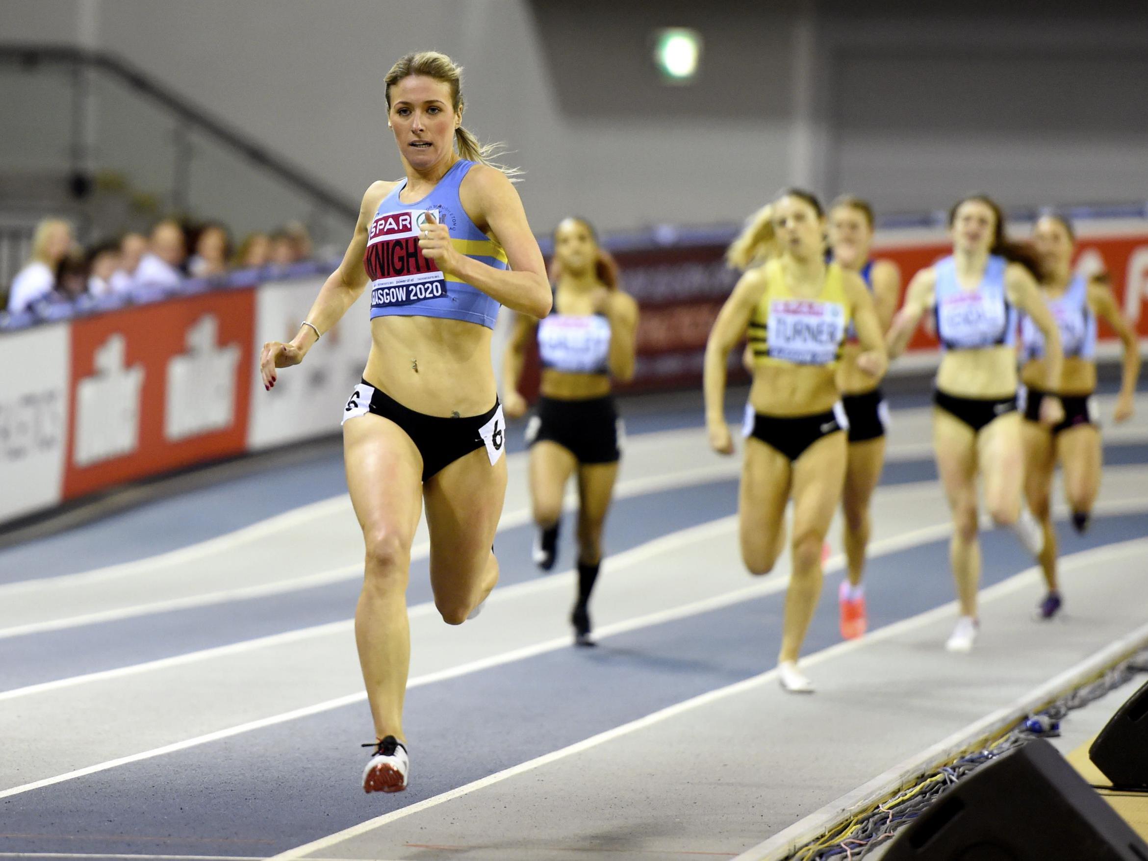 Knight won the Women's 400m in Glasgow