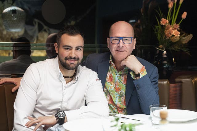 Restaurateur David Moore and chef Asimakis Chaniotis
